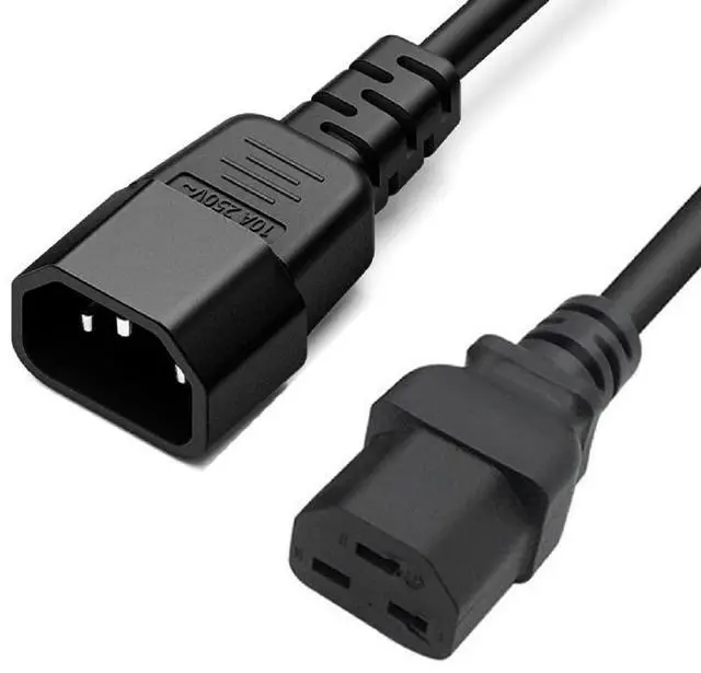 Main image of Tops Heavy-Duty IEC C14 to C21 Power Cord PC for Servers UPS, IEC-320-C14 to IEC-320-C21 Computer Power Cord Replacement,C14 Power Cord Adapter IEC Power Cable(C14 to C21 1.8m/6ft)