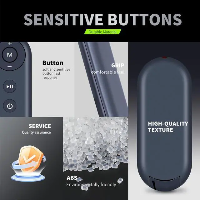 Alt view image 5 of 7 - Replacement Remote for AlRHOT ACTFLAME Under Desk Walking Pad | Easy pairing,Responsive control