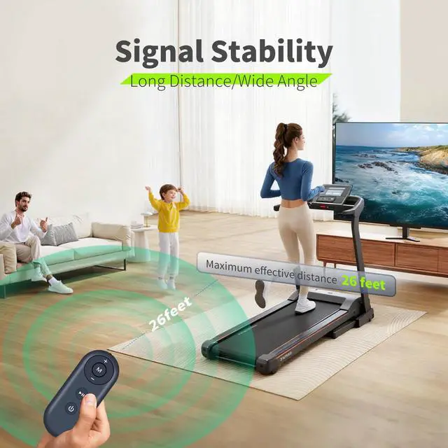 Alt view image 6 of 7 - Replacement Remote for AlRHOT ACTFLAME Under Desk Walking Pad | Easy pairing,Responsive control