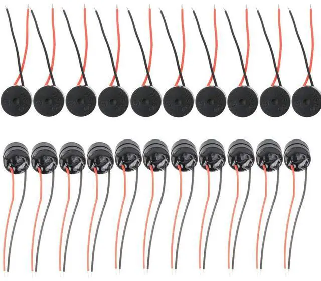 Main image of DC 12 V Wired Connector Active Electronic Buzzer 85 dB 20 PCS