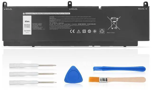 Main image of 95Wh PKWVM Battery Replacement for Dell Precision 7550 7560 7750 7760 | Mobile Workstation Series C903V CR72X 68ND3 0447VR 453-BBCQ P44E P93F P44E001 P44E002 P93F001 P93F002 11.4V 7922mAh