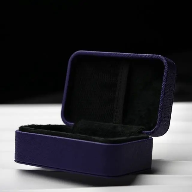 Alt view image 2 of 7 - TWISTURA Lingxi PU Leather Earphone Case, Magnet Portable IEM Storage Bags | Rigid Shell & Stylish Earbuds Accessories Carrying Cases for Travel Commute (Purple)