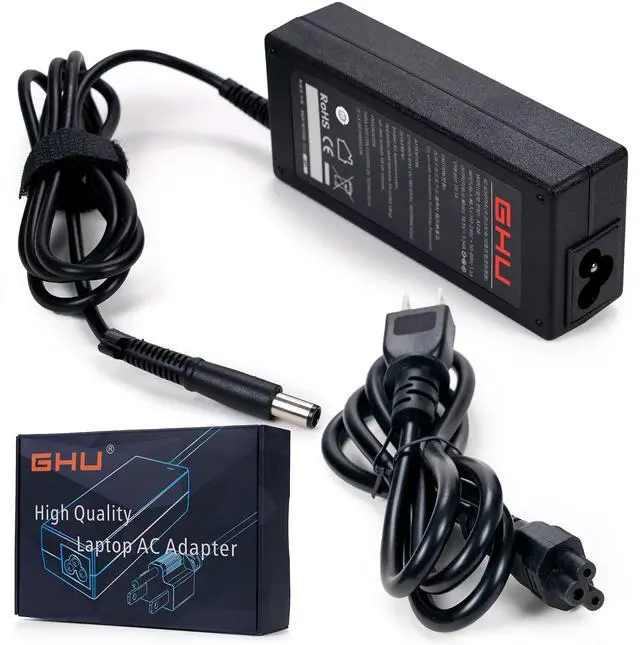 Main image of 65W AC Adapter 7.4mm: Charger for HP Pavilion G4-G7, Probook 430-655, EliteBook 745-850 & Compaq - Compatible with PPP009H, 463958-001 & More