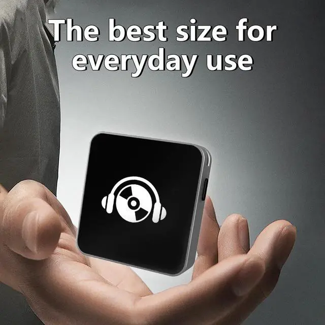 Alt view image 2 of 7 - Ultra-Mini Air Tag Rechargeable Key Finder (iOS Only) Smart Bluetooth GPS Tracker for Keys, Luggage, Backpack Works with Apple Find My (Apple MFi Certified) IP65 Waterproof -1 Pcs (Music)