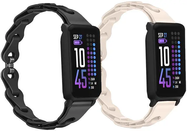 Main image of Compatible with iTouch Active 4 Band, Elastic Silicone Hollowed Out Replacement Straps Compatible for iTouch Active 4 Smartwatch