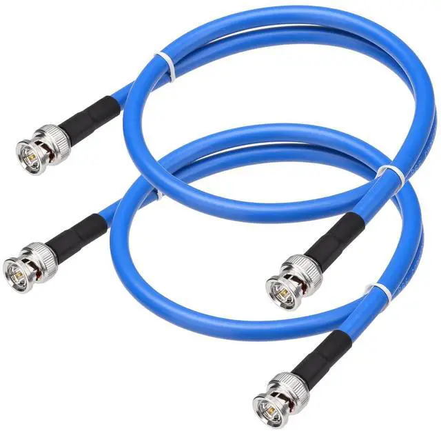 Main image of 12G SDI Cable 2FT BNC Male to Male Video Coaxial Cable RG6 Coaxial Cable 75 Ohm Ultra Low Loss for 8K 4K 6G-SDI 3G Video Security Camera SDI Converter(Straight,2 Pcs)
