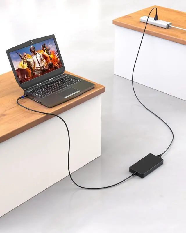 Alt view image 7 of 7 - 240W Charger Fit for Alienware Laptop Charger (UL Listed-Meets Highest Safety Standards) - Fit for Alienware M15 M17 R2 R3 R4 R5 R6 R7 15 17 M17X M16 R2 M14X X15 X17 X16 Laptop AC Adapter Power Cord