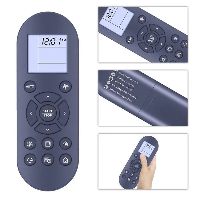 Alt view image 3 of 7 - Remote for Eufy RoboVac Robot Vacuum Cleaner 11S/11S Plus/12/15T/30