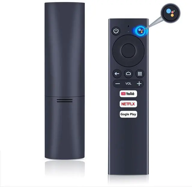 Main image of New Voice Replacement Remote Control Compatible for Ematic 4K UHD Android TV Streaming Box AGT418 AGT419 (Remote Only)