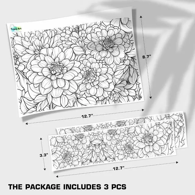 Alt view image 2 of 7 - Laptop Skin Decal HP 15.6" - Black White Botanical, Laptop Cover Sticker, No Cutting Required, No Bubble, Waterproof, Scratch Resistant - Including Wide Screen and Wrist Pad