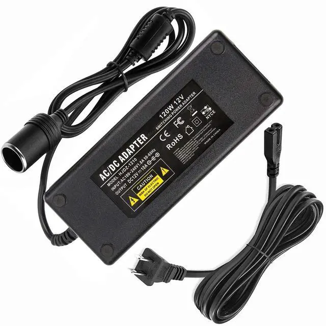 Main image of AC to DC Converter 100V-240V to 12V/10A 120W Cigarette Lighter Socket Power Supply Adapter Car Cigarette Lighter Socket for Car Cooler Warmer Air Compressor Car Refrigerator Car Vacuum Cleaner etc