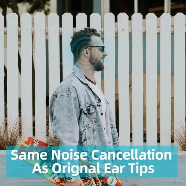 Alt view image 7 of 7 - Memory Foam Ear Tips Compatible with Jabra Elite 8 Active/7/7 Pro / 75t / 65t/3/4, Anti-Slip Replacement Ear Tip, No Silicone Eartips Pain & Nonallergic, 3 Pairs (S/M/L)