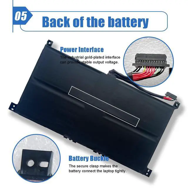 Alt view image 6 of 6 - 66.52Wh WF04XL Laptop Battery Replace for HP Envy 13" X360 13-BF0000 13-BF0000CI 13-BF0000NC 13-BF0000NX 13-BF0024NA 13-BF0011NA 13-BF0123NW 13-BF0977ND Series HSTNN-OB2Y M89926-1D1