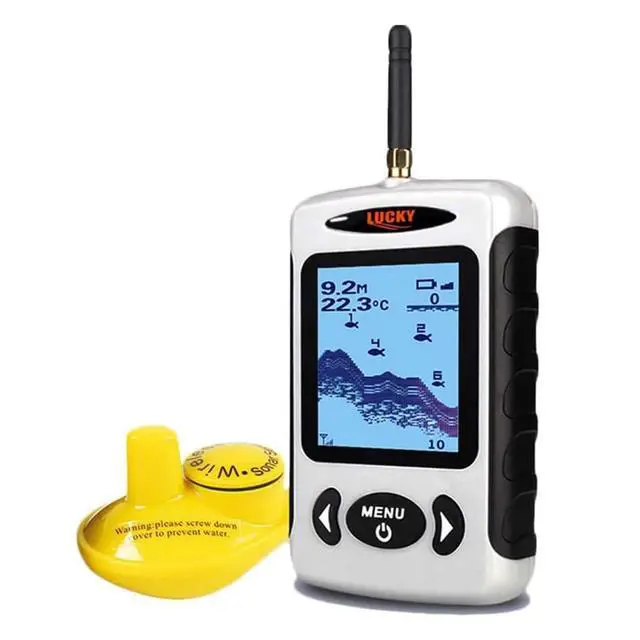 Main image of Wireless Water Depth Fish Finder FFW718 | Kayak Portable Fish Finders Sonar Sensor LCD Dispaly Boat Fishfinder for Shore Kayaks Fishing