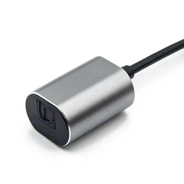 Alt view image 4 of 6 - USB-A to Toslink Optical Audio Adapter Cable | SPDIF Digital Audio Converter for PC, Laptop, Home Theater, Soundbar, DAC, AV Receiver - Plug and Play, No Driver Required