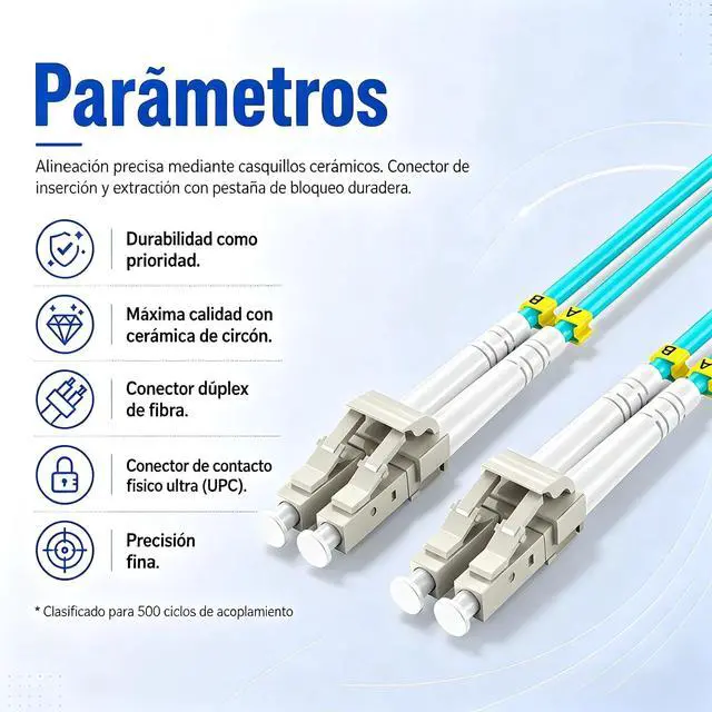 Alt view image 5 of 7 - OM4 LSZH LC-LC UPC Fiber Optic Cord 3m/10ft 5-Pack Multimode Duplex | Fiber Path Cables Flame-Retardant 40GB/100GB Internet Cable