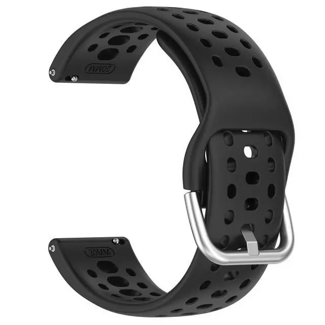 Alt view image 3 of 7 - Band Replacement for Amazfit Active 2 1/GTS 2 2e 3 4 4 Mini/GTR Mini/GTR 42mm, 20mm Quick Release Silicone Band Replacement for Amazfit Bip 3/3 Pro/U/U Pro/S/S lite/Lite