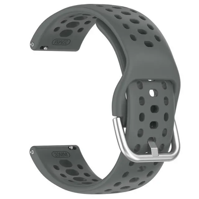 Alt view image 4 of 7 - Band Replacement for Amazfit Active 2 1/GTS 2 2e 3 4 4 Mini/GTR Mini/GTR 42mm, 20mm Quick Release Silicone Band Replacement for Amazfit Bip 3/3 Pro/U/U Pro/S/S lite/Lite