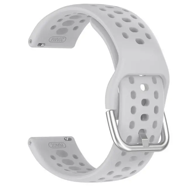Alt view image 5 of 7 - Band Replacement for Amazfit Active 2 1/GTS 2 2e 3 4 4 Mini/GTR Mini/GTR 42mm, 20mm Quick Release Silicone Band Replacement for Amazfit Bip 3/3 Pro/U/U Pro/S/S lite/Lite