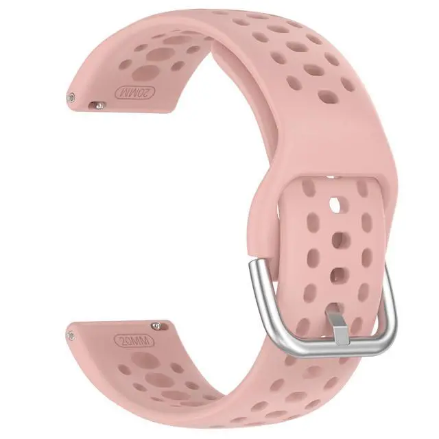 Alt view image 3 of 7 - Band Replacement for Amazfit Active 2 1/GTS 2 2e 3 4 4 Mini/GTR Mini/GTR 42mm, 20mm Quick Release Silicone Band Replacement for Amazfit Bip 3/3 Pro/U/U Pro/S/S lite/Lite