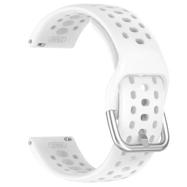 Alt view image 4 of 7 - Band Replacement for Amazfit Active 2 1/GTS 2 2e 3 4 4 Mini/GTR Mini/GTR 42mm, 20mm Quick Release Silicone Band Replacement for Amazfit Bip 3/3 Pro/U/U Pro/S/S lite/Lite
