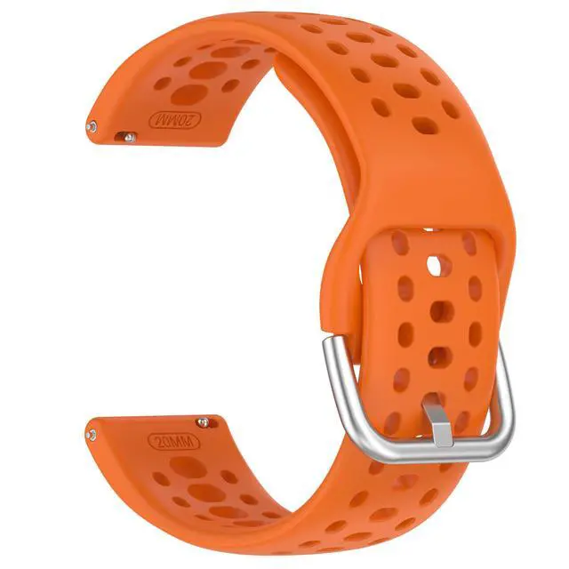 Alt view image 6 of 7 - Band Replacement for Amazfit Active 2 1/GTS 2 2e 3 4 4 Mini/GTR Mini/GTR 42mm, 20mm Quick Release Silicone Band Replacement for Amazfit Bip 3/3 Pro/U/U Pro/S/S lite/Lite