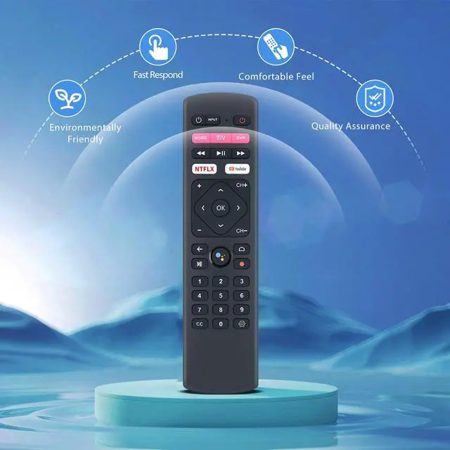 Alt view image 4 of 6 - Voice Replacement Remote Control for T-Mobile T-Vision HUB Streaming 4K Android TV DVR Box