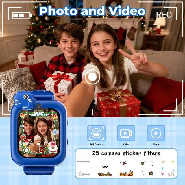 Alt view image 3 of 6 - Smart Watch for Kids, Boys 3-12 Years Old | Digital Watch, Preschool Toddler Toy, Birthday Gift, Ages 3-12 Years