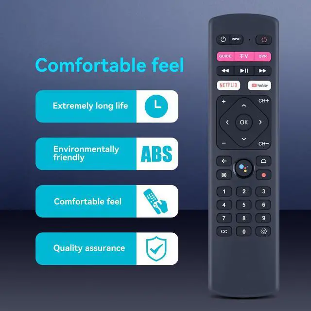 Alt view image 3 of 7 - Replacement Voice Remote Control fit for T-Mobile TVision Service and Hub Review 4k Streaming Stick 2AOVU-B100