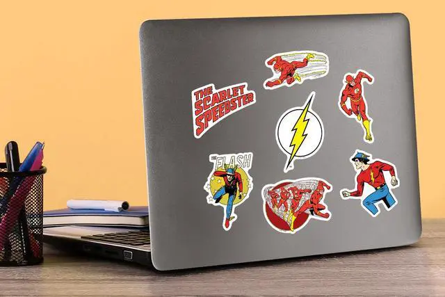 Alt view image 5 of 6 - The Flash Vintage Collection 50 Count Vinyl L, Tablet, Indoor & Outdoor Use