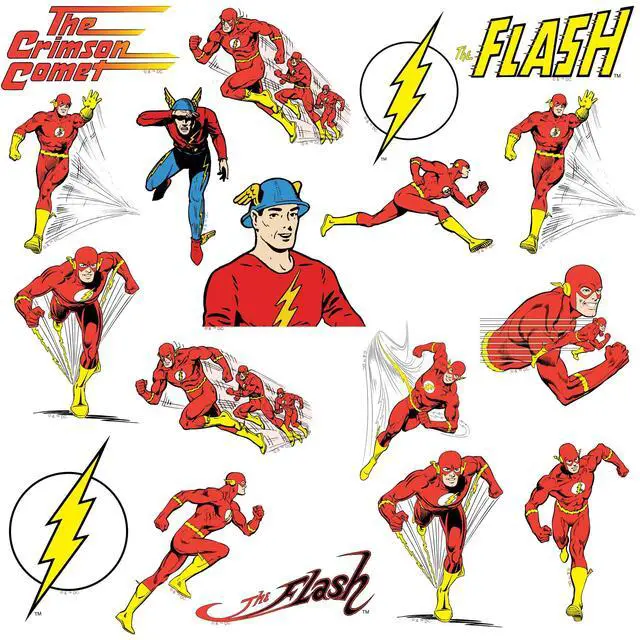Alt view image 3 of 6 - The Flash Vintage Collection 50 Count Vinyl L, Tablet, Indoor & Outdoor Use