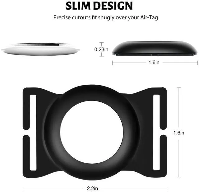 Alt view image 6 of 6 - Metal Air-Tag Case, Compatible with AirTag Holder Tracker Anti-Lost Protector Cover, Slim Aluminum Accessories with Cash Strap for RFID Blocking Front Pocket Carbon Fiber Rigid Wallet