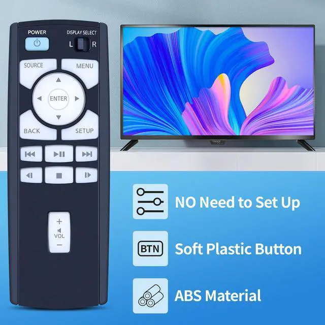Alt view image 3 of 4 - Remote for Infiniti QX60/QX80 2018-2020 Rear Car DVD Media System | Easy pairing,Responsive control