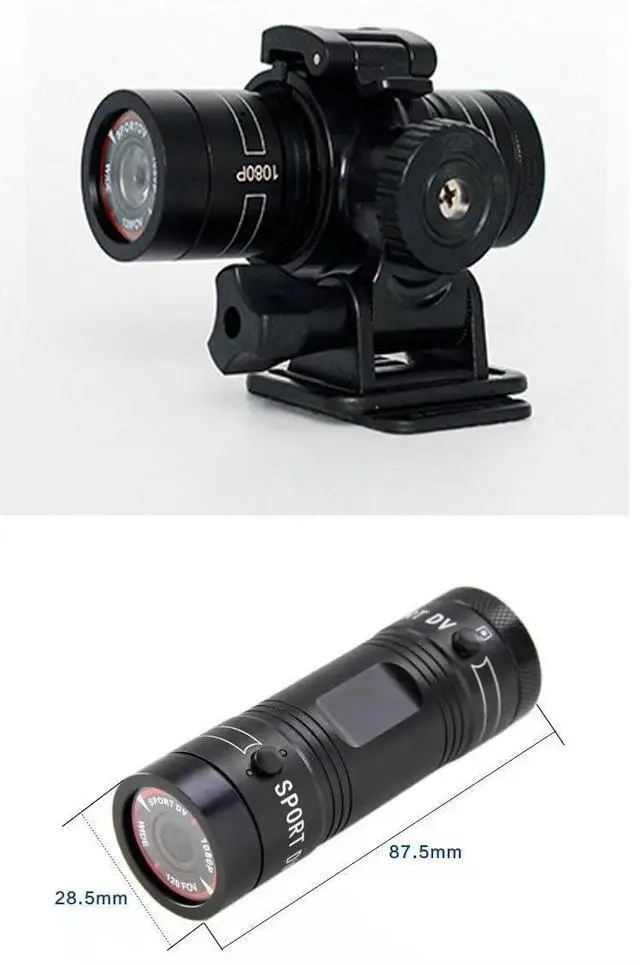 Alt view image 6 of 7 - 1080P Motorcycle Helmet Camera for Cycling & Outdoor Use,With TF32G | Aluminum Alloy Housing, 120° Wide Angle, Loop Recording, Supports Up to 128GB TF Card, Ideal for Motorcycle & Bicycle