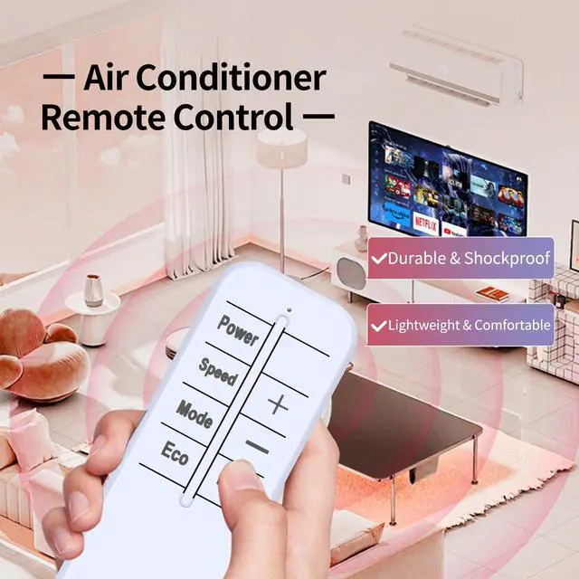 Alt view image 3 of 7 - New Replacement AC Remote Control for GE, Comfort Zone, Keystone, Haier Air Conditioner, Fit for AWCS06BWA, AWCS05BWA, AWCS08WWA, AHEE06AC, PHNT12CC, CZ12758, KYST061AD, QHEE06AC, QHEK08AC