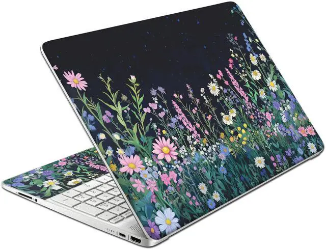 Main image of Laptop Skin Decal HP 15.6" - Botanical, Laptop Cover Sticker, No Cutting Required, No Bubble, Waterproof, Scratch Resistant - Including Wide Screen and Wrist Pad