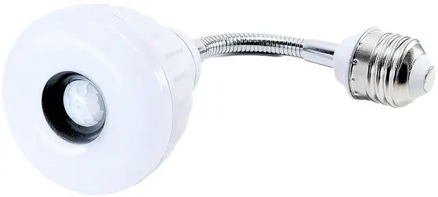 Main image of LED Motion Sensor and Light Sensor Flexible Directional Automatic Lamp with E26 Bulb Socket Night Light PIR Dusk to Dawn 5W 6500K for Bedroom Garage Basement Stairway Warehouse