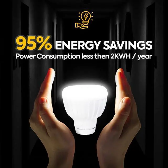 Alt view image 7 of 7 - LED Motion Sensor and Light Sensor Flexible Directional Automatic Lamp with E26 Bulb Socket Night Light PIR Dusk to Dawn 5W 6500K for Bedroom Garage Basement Stairway Warehouse