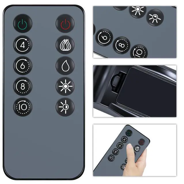 Alt view image 2 of 5 - Remote Replacement for All Luminara Remote Ready LED Flameless Candles | 10 Button, No Programming, Stable Signal, Fast Response, 2x AAA Batteries Required