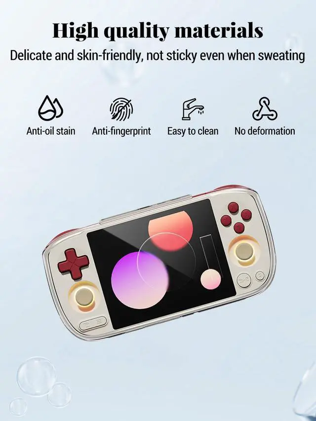 Alt view image 3 of 7 - for AYANEO Pocket AIR Mini Handheld Game Protective case,Soft TPU Shock-Absorbing Design,Waterproof and Portable for Pocket AIR Mini, Clear