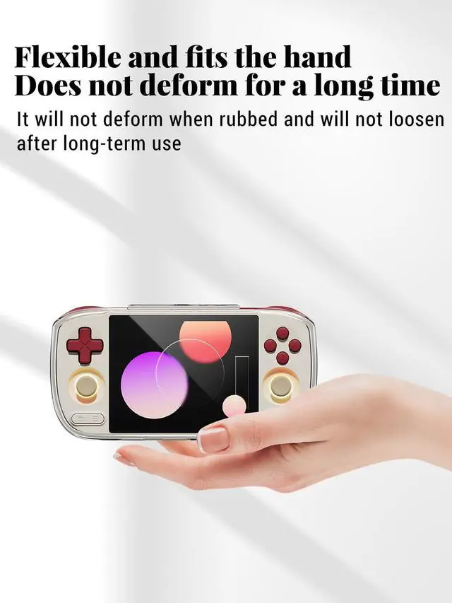 Alt view image 5 of 7 - for AYANEO Pocket AIR Mini Handheld Game Protective case,Soft TPU Shock-Absorbing Design,Waterproof and Portable for Pocket AIR Mini, Clear