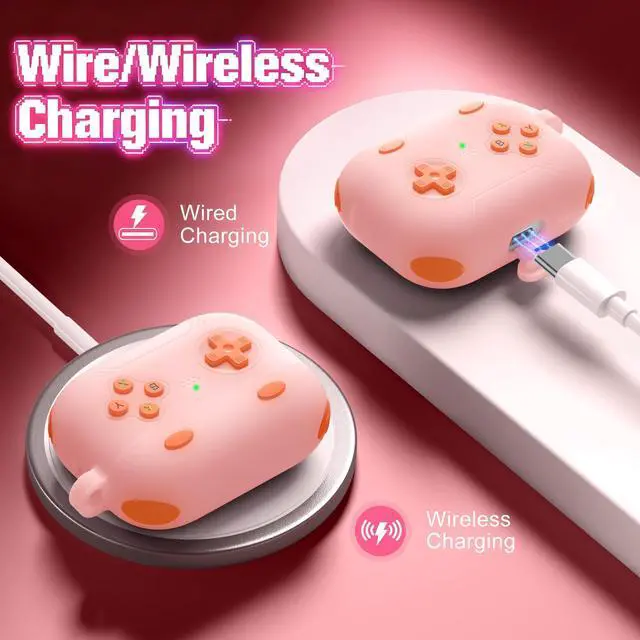 Alt view image 4 of 6 - for Airpods Pro 3 Case Cute Game Console Design with Detachable Lanyard | Full Body Soft Silicone Compatible with Apple AirPod Pro 3rd Generation Cover with Cleaner Kit,Shockproof,Anti-Scratch