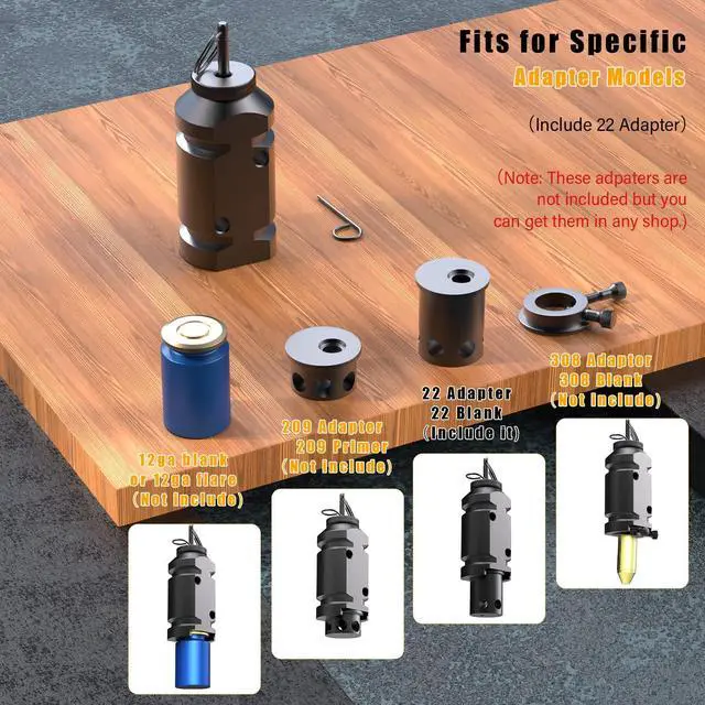 Alt view image 6 of 7 - Trip Alarm 12 Gauge Camping Device, Camping Safety Trip Alarm/Bear Deterrent(Included. 22Adapter)