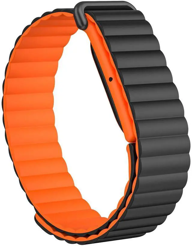 Main image of Magnetic Silicone Bands Compatible for Google Fitbit Air Active Band | Auto Quick Lock Breathable Soft Loop Strap for Fitbit Air Men Women,Comfortable Sport Replacement Wristbands Accessories