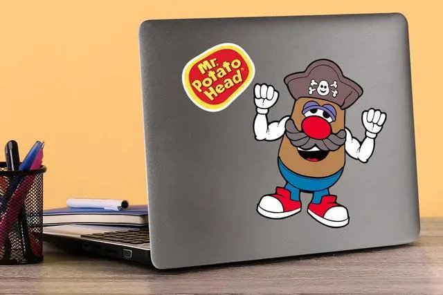 Alt view image 5 of 6 - Potato Head Pieces 50ct L Die-Cut Vinyl Stickers, Tablet, Skateboard & More