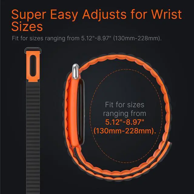 Alt view image 7 of 7 - Magnetic Silicone Bands Compatible for Google Fitbit Air Active Band | Auto Quick Lock Breathable Soft Loop Strap for Fitbit Air Men Women,Comfortable Sport Replacement Wristbands Accessories