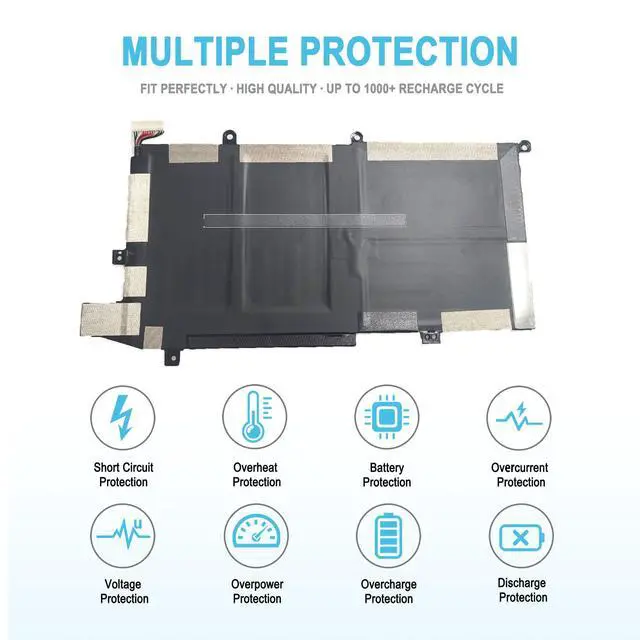 Alt view image 4 of 7 - WS04XL L97357-005 Replacement Battery for HP Spectre X360 14-ea 14-ef | 14-ea2000 14-ef2000 14t-ef000 14t-ea000 Series WS04066XL WSO4XL L97352-2D1 HSTNN-DB9Z 66.52Wh 8210mAh 7.7V