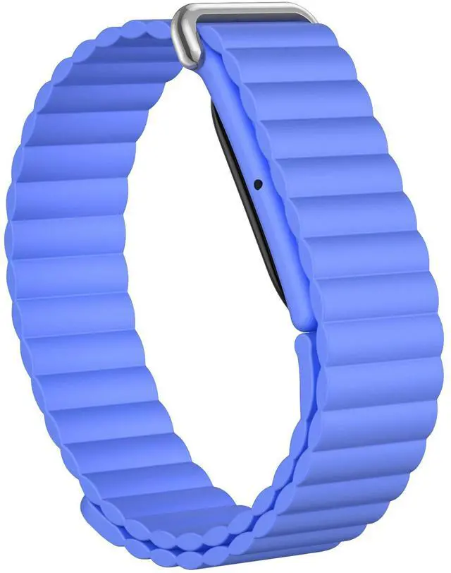 Main image of Magnetic Silicone Bands Compatible for Google Fitbit Air Active Band | Auto Quick Lock Breathable Soft Loop Strap for Fitbit Air Men Women,Comfortable Sport Replacement Wristbands Accessories
