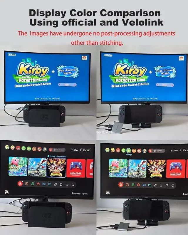 Alt view image 7 of 7 - Switch 2 Dock+ Stand kit for Nintendo Switch 2 Portable Dock+HDMI 2.1/PD/USB A 3.2 Interface,Compatible with MASC/Laptops(Requires Manual firmware Update for NS2'S 21 Version)