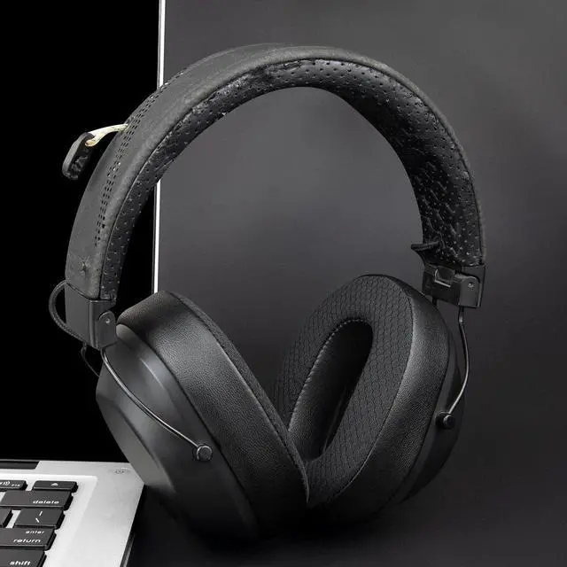 Alt view image 6 of 6 - Mesh Earpads for Plantronics BackBeat FIT 6100 - Black